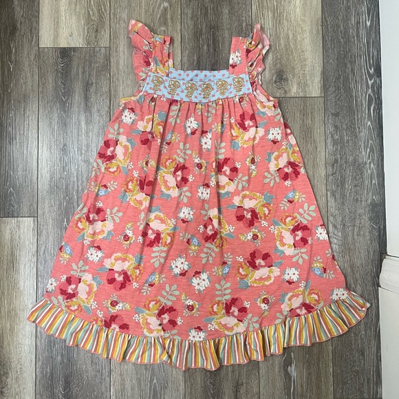 Matilda Jane Girls Floral Short Sleeve Nightgown - Picture 2 of 9